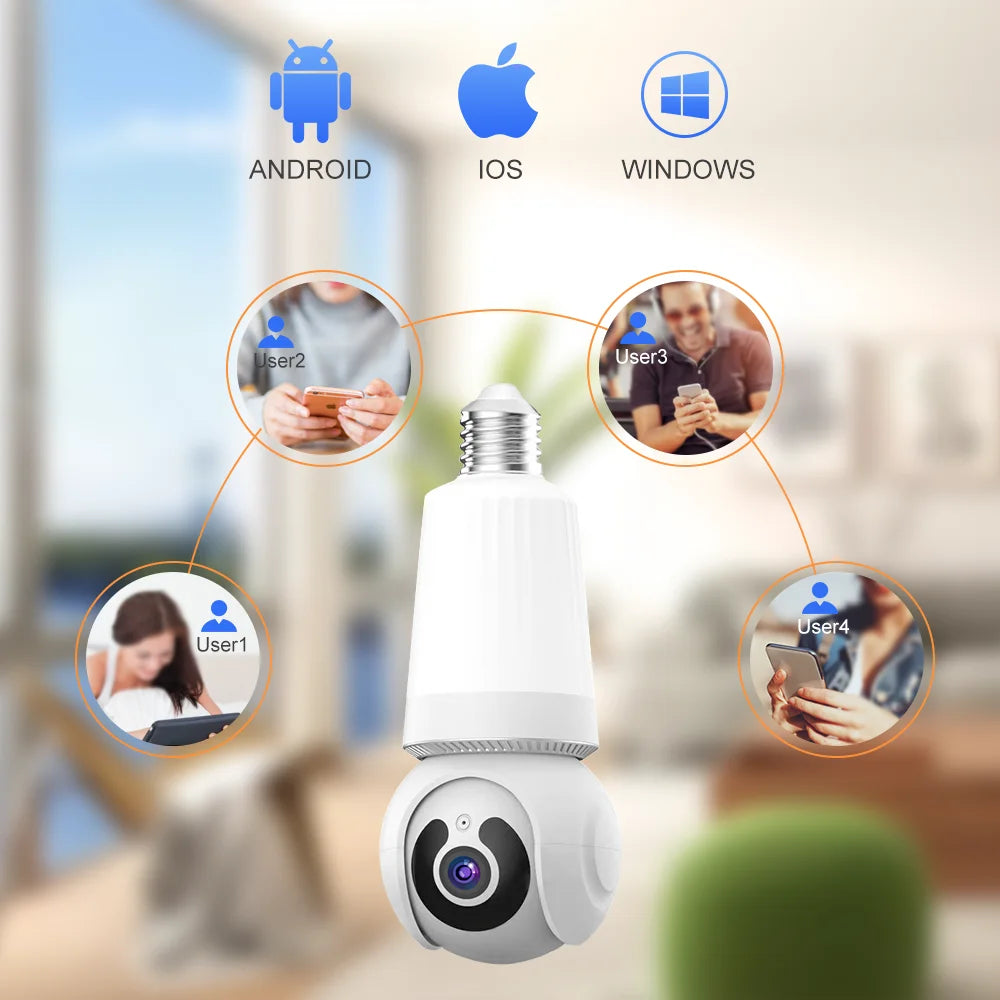 Smart Bulb Security Camera