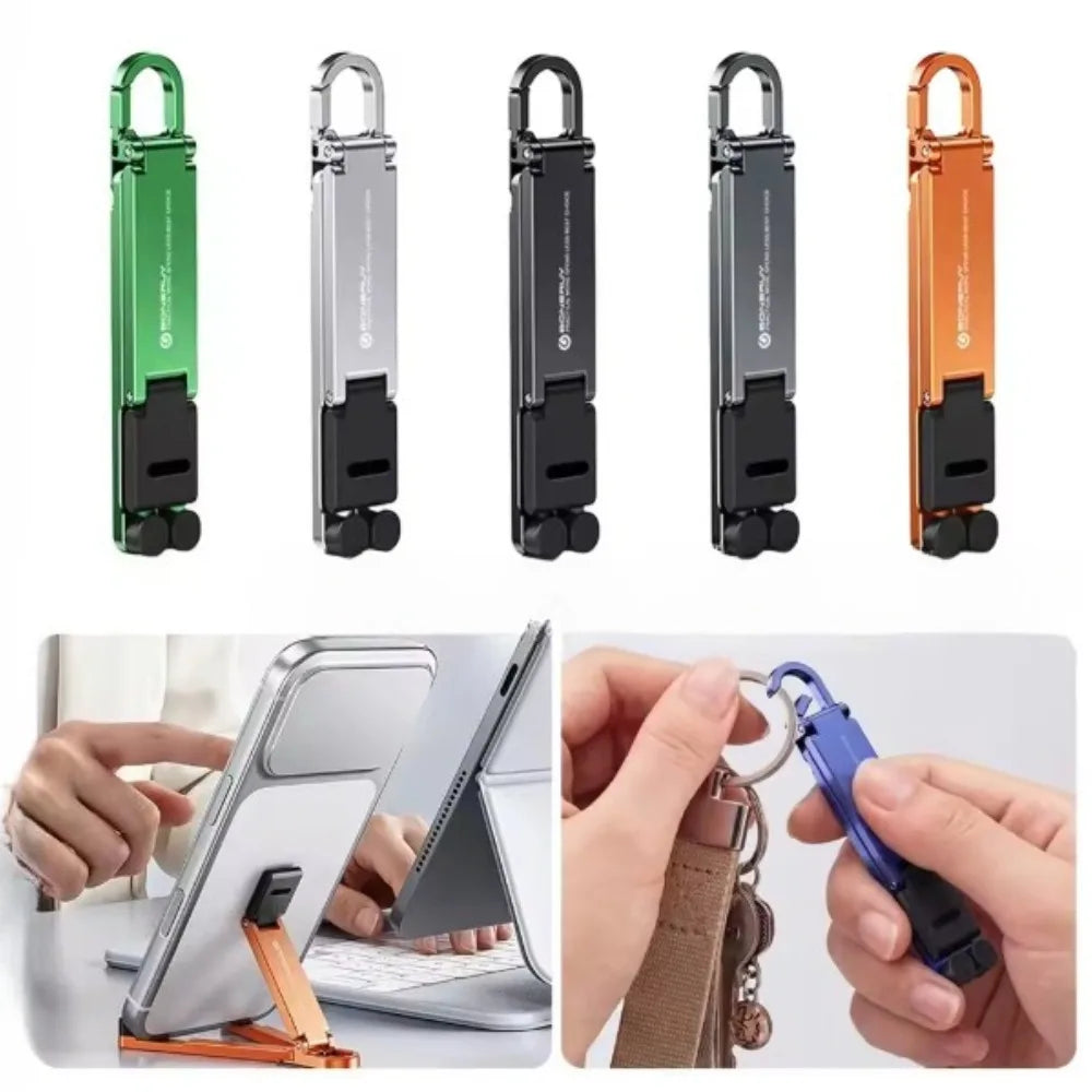 Mini Foldable Keychain Mobile Stand