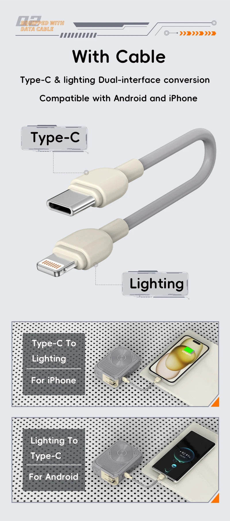 USB Portable Magnetic Wireless Power Bank