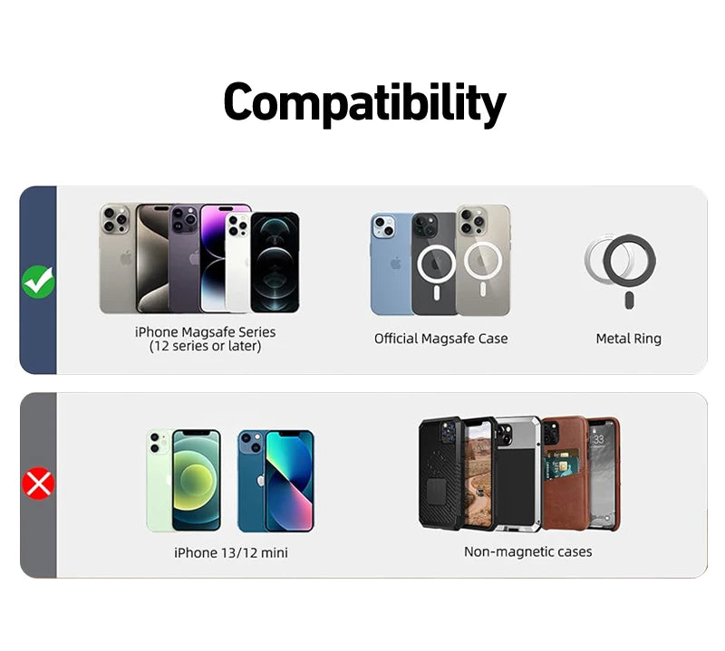 3 in 1 Magsafe Wallet With Tracker