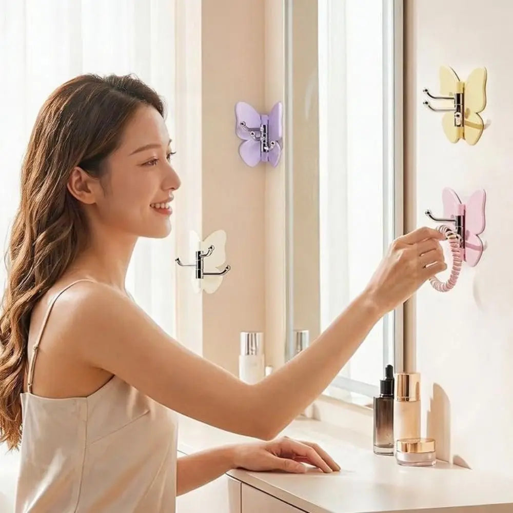 Rotating Butterfly Wall Hooks