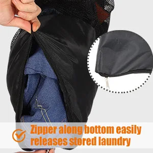 Wooden Basketball Hoop Laundry Hamper