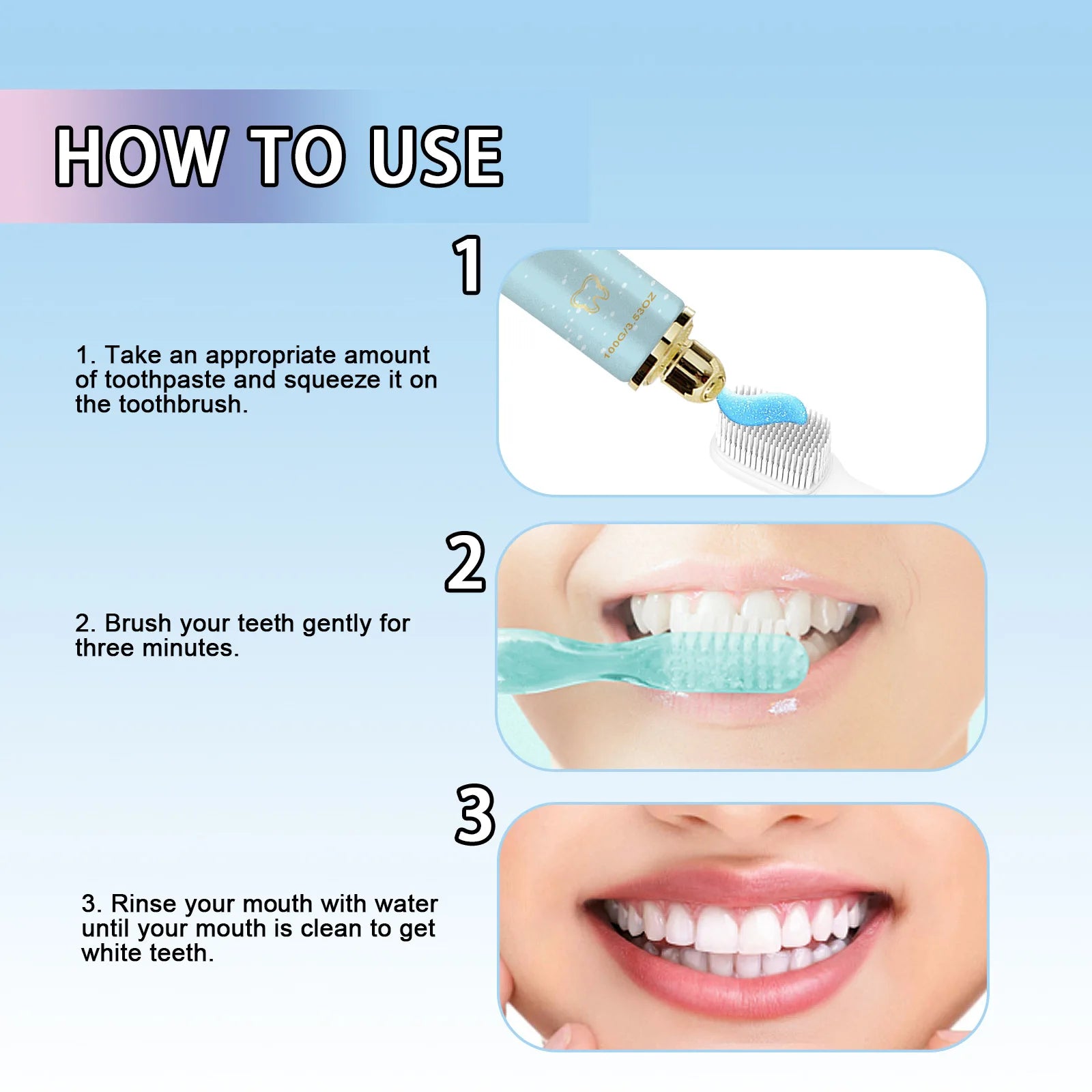 Herbal Stain Removal Whitening Toothpaste