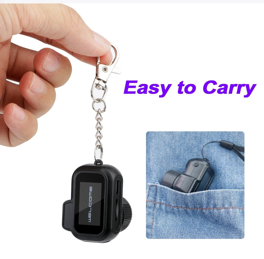 Vintage Camcorder Keychain Camera