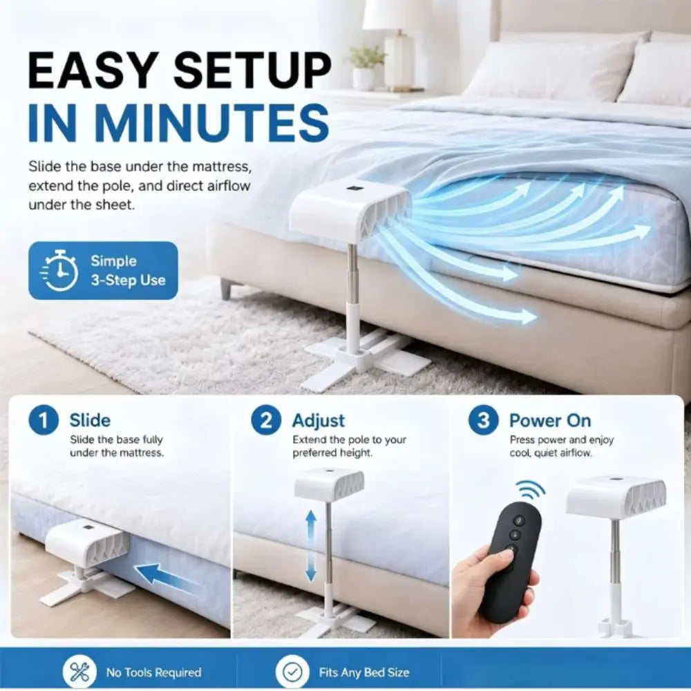 Wireless Bed Air Circulator Fan