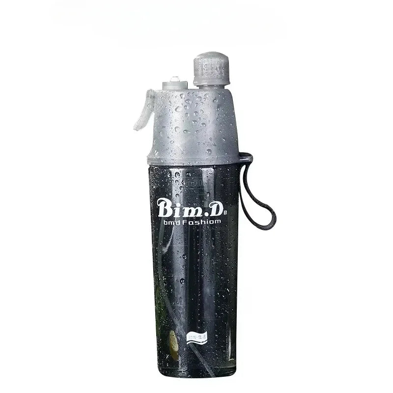 2 in 1 Portable Spray Water Bottle