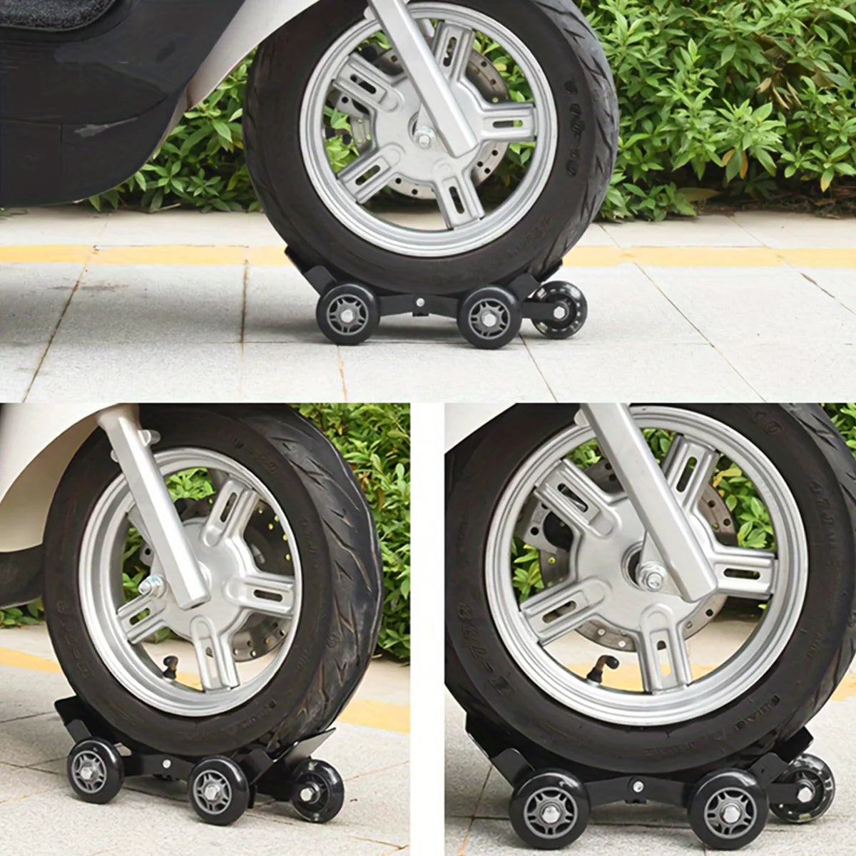 Motorcycle Emergency Tire Moving Tool
