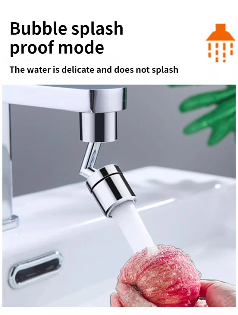 360° Rotatable Anti-Splash Faucet Sprayer
