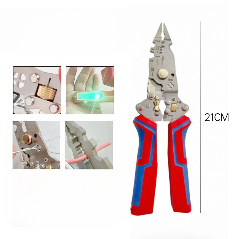 13-in-1 Foldable Multifunction Electrician Pliers