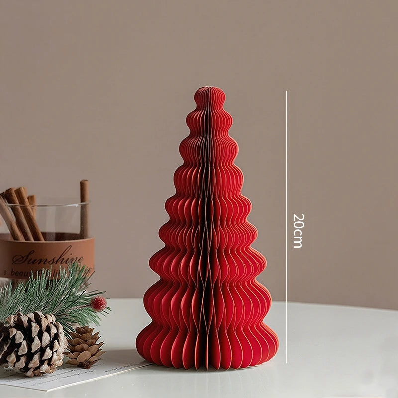 Foldable Paper Honeycomb Christmas Tree