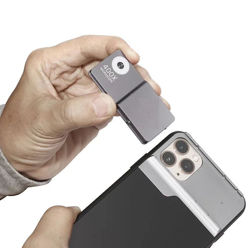Multi-Functional 400X Microscope iPhone Case