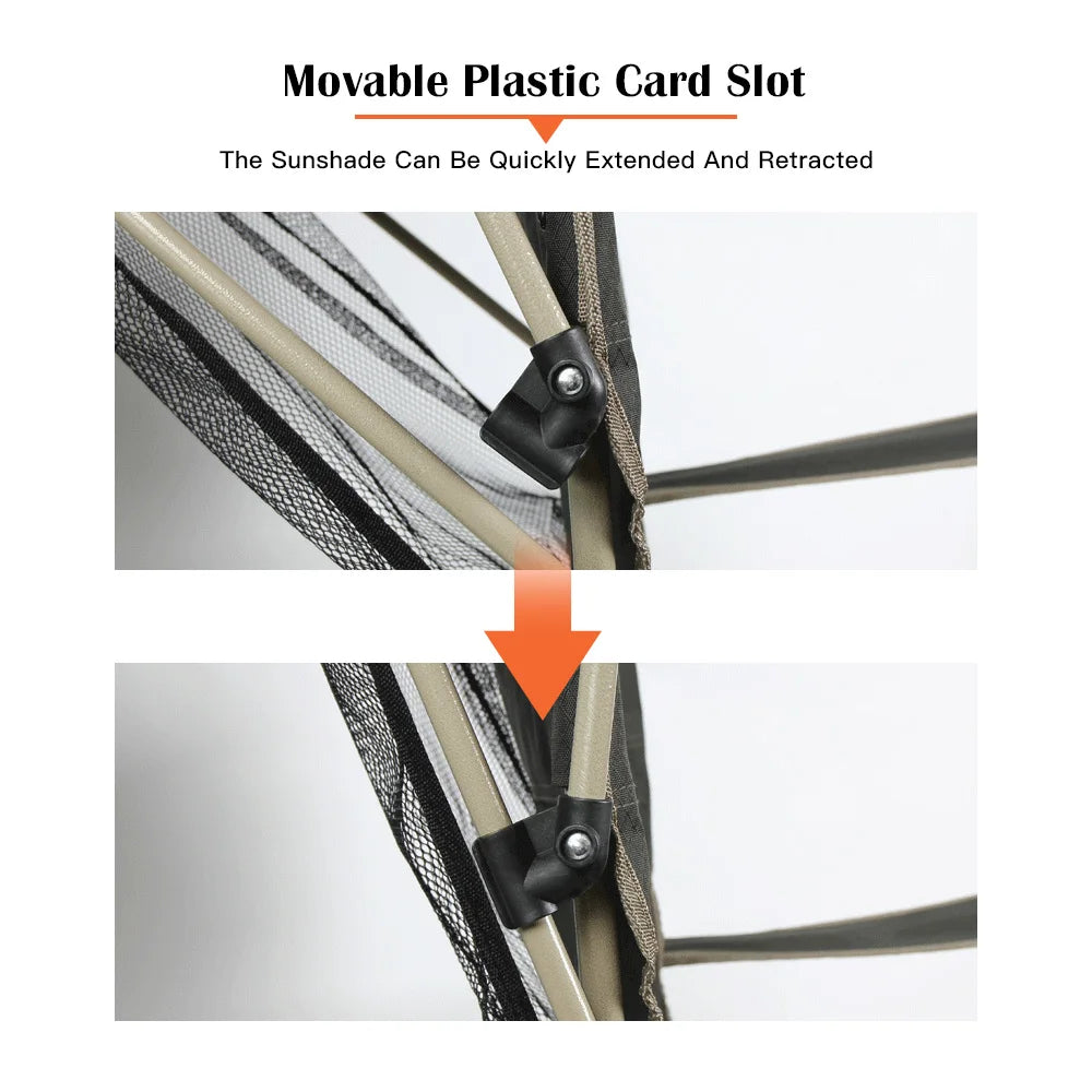 Portable Folding Chair With Canopy