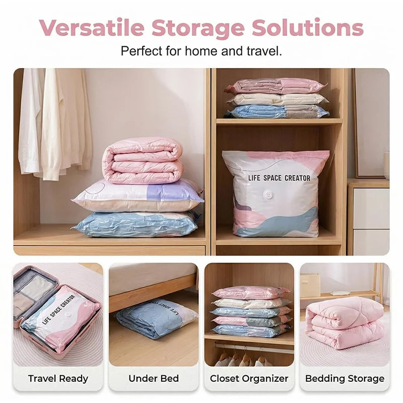 Heavy-Duty Vacuum Storage Compression Bags