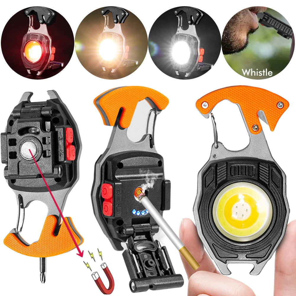 Multifunctional Keychain LED Lamp