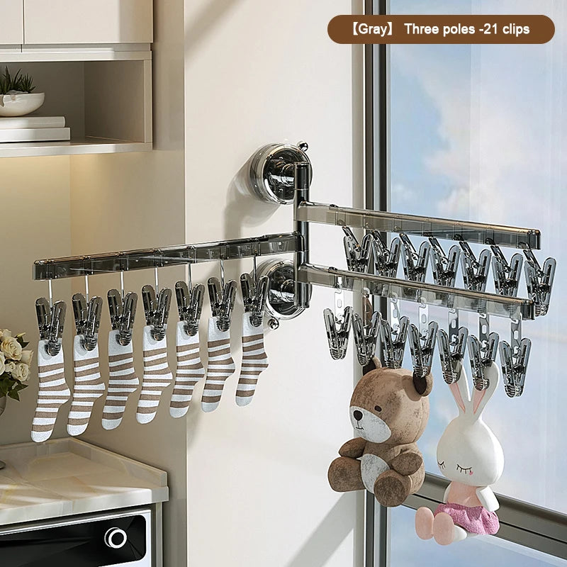 180 ° Rotation Drying Suction Cup For Clothes