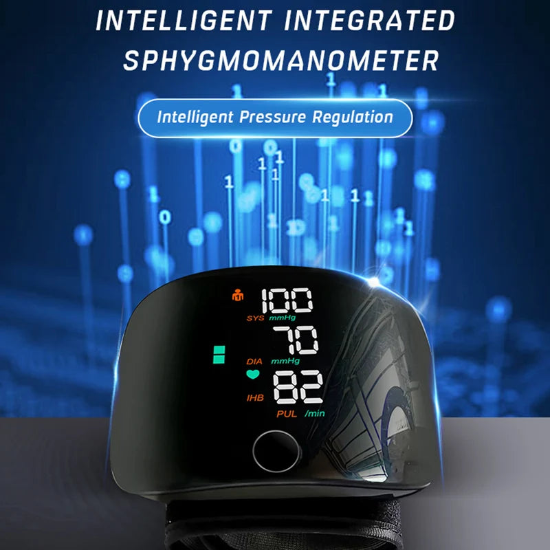 Rechargeable Digital Wrist Blood Pressure Monitor