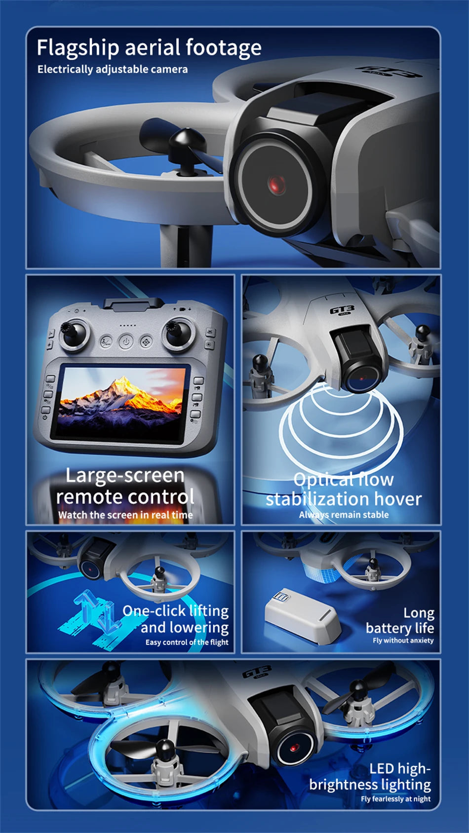 RC GPS Dual Camera Drone
