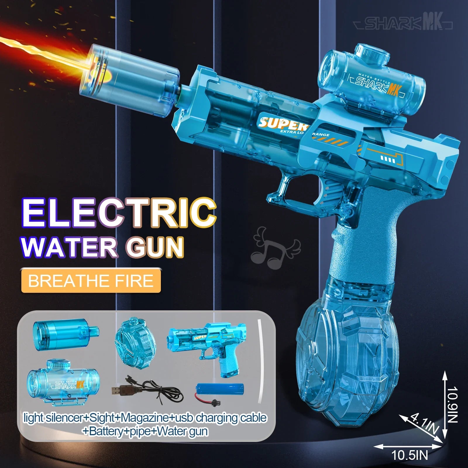 Led Automatic Water Gun