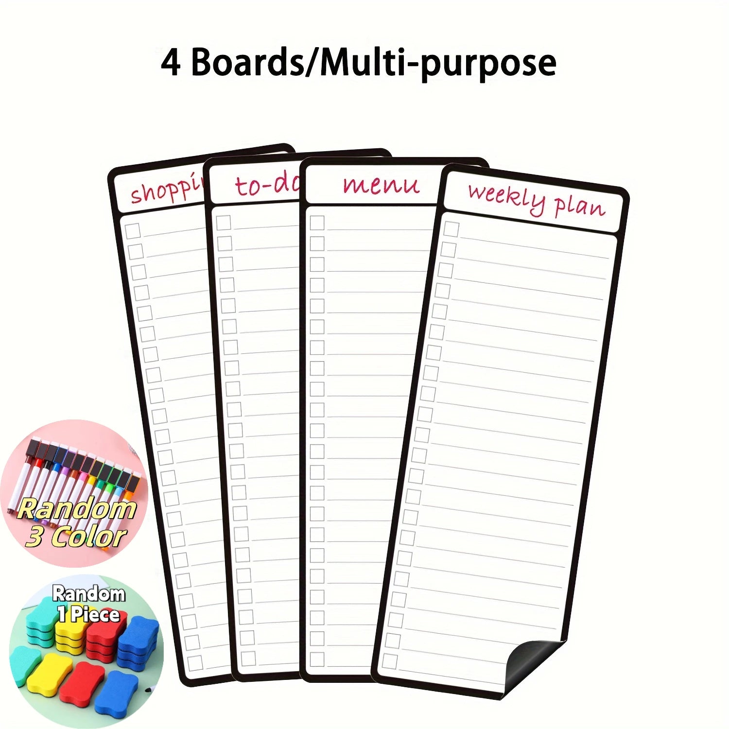 Multifunctional Magnetic Checklist Planner