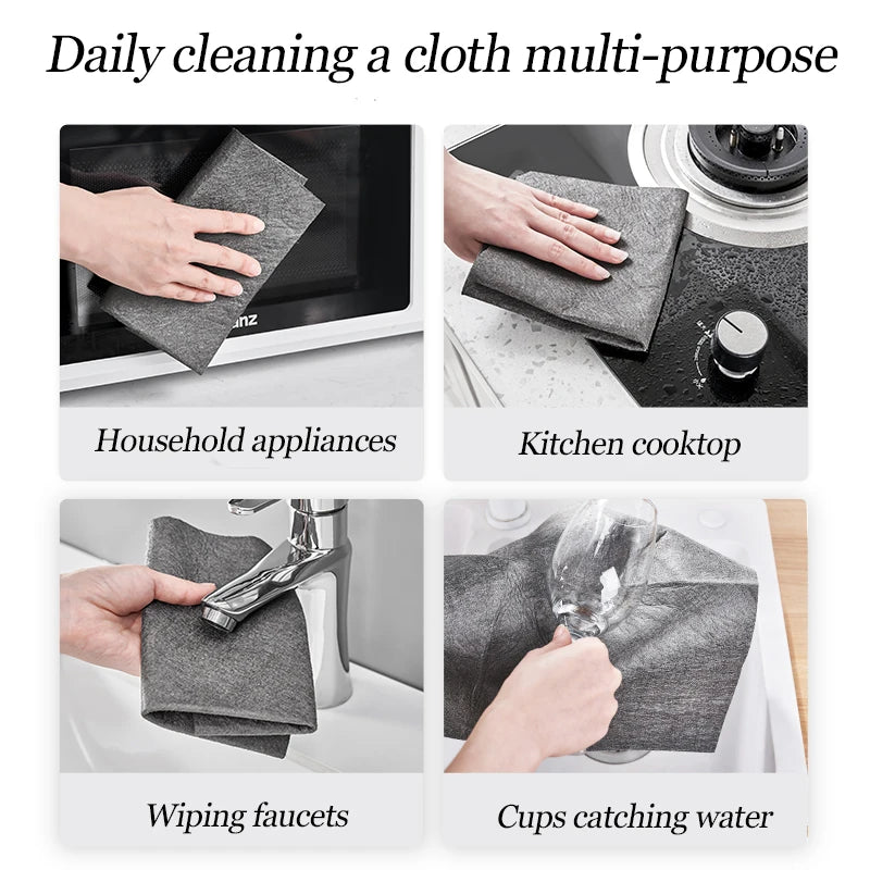 Microfiber Reusable Multipurpose Cleaning Towel