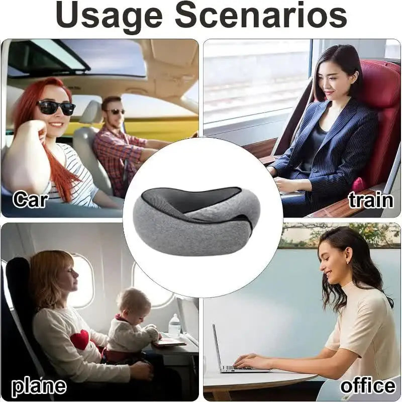 Memory Foam Travel Neck Pillow