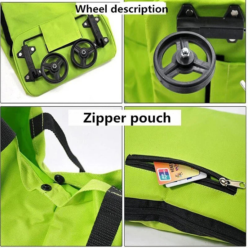 Foldable Shopping Trolley Bag
