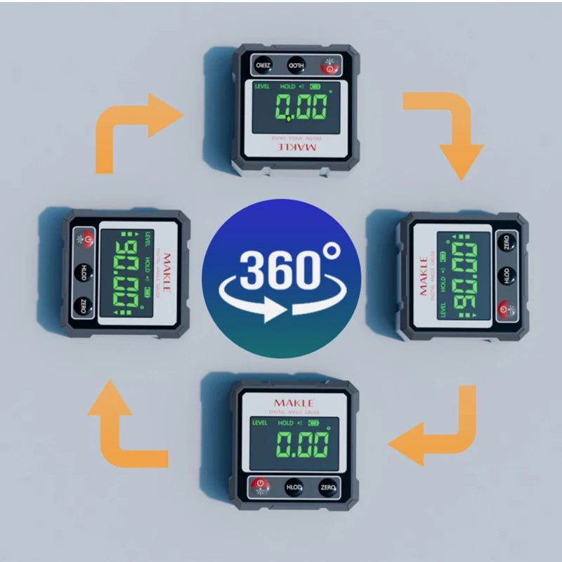 Magnetic Digital Laser Angle Ruler