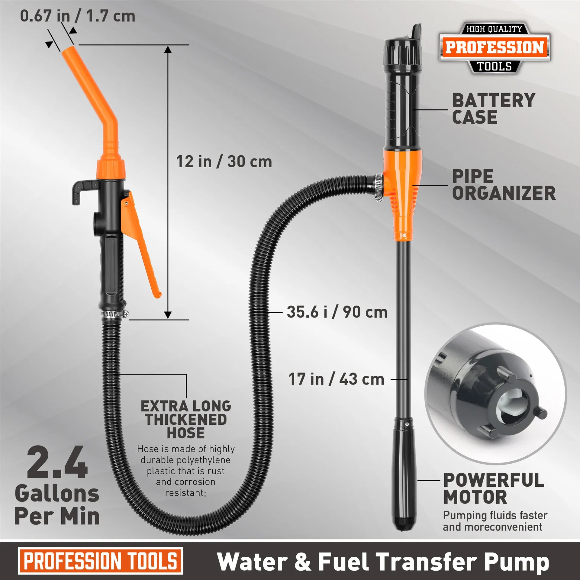 Handheld Electric Fuel Transfer Pump