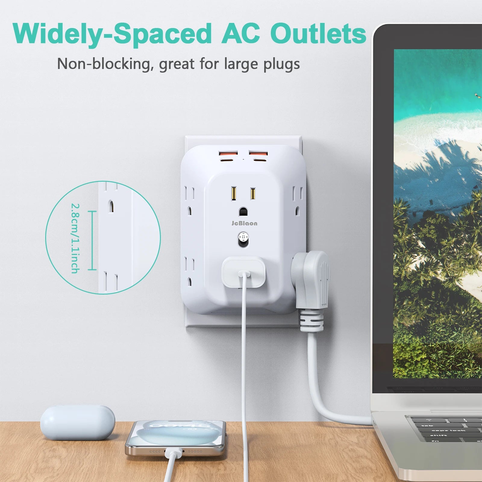 10-in-1 Wall Plug Power Hub