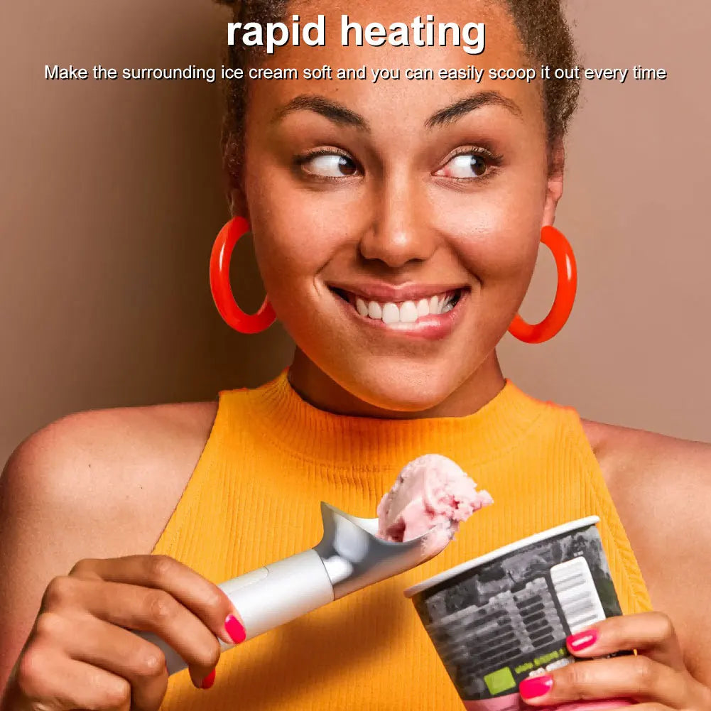 Heated Ice Cream Scooper With LED Display