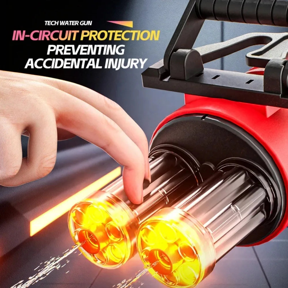 Voice Control Electric Gatling Water Gun