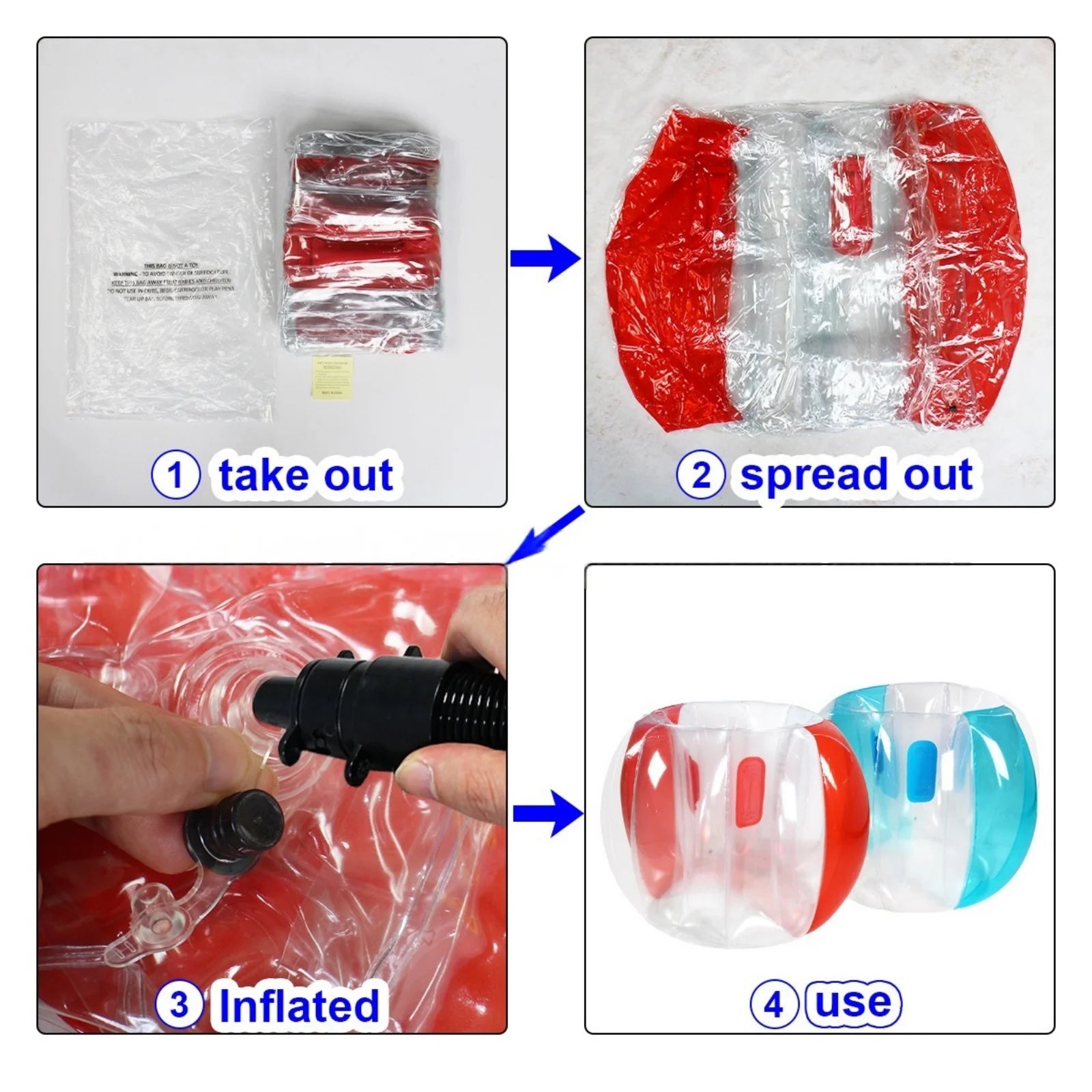 Inflatable Fun Bubble Bounce Ball