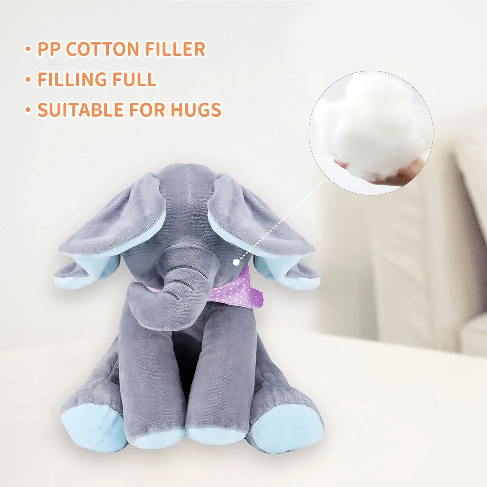 Hide and Seek Elephant Plush Toy