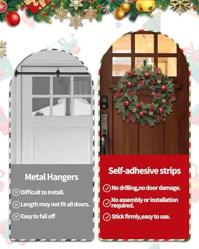 Reusable Festive Mantel Hooks