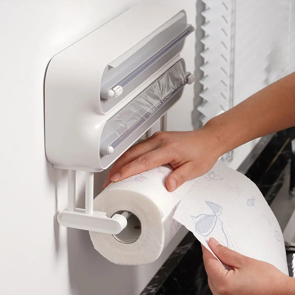 3-in-1 Kitchen Wrap Dispenser