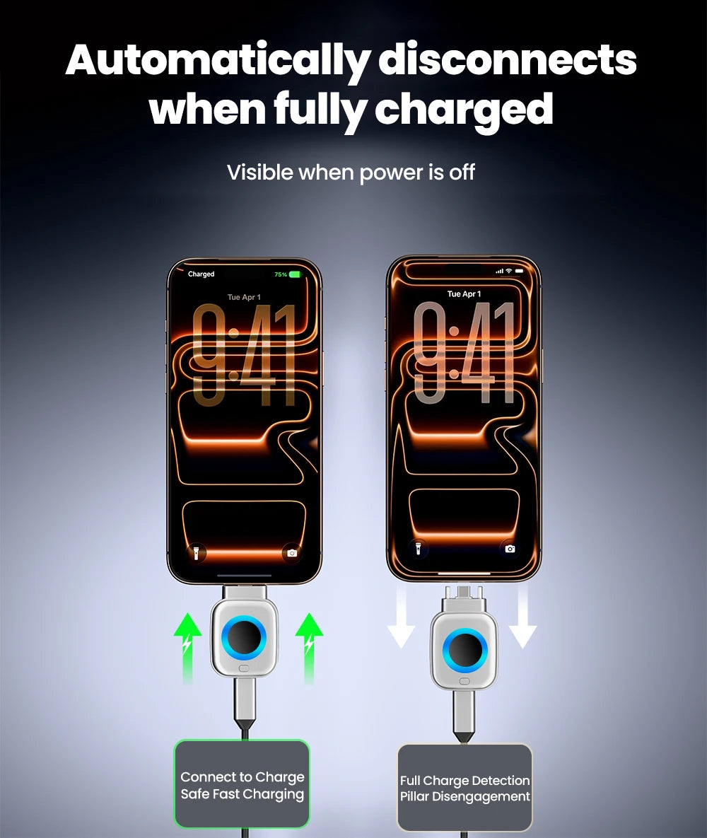 Type-C Auto Cut-Off Charging Adapter
