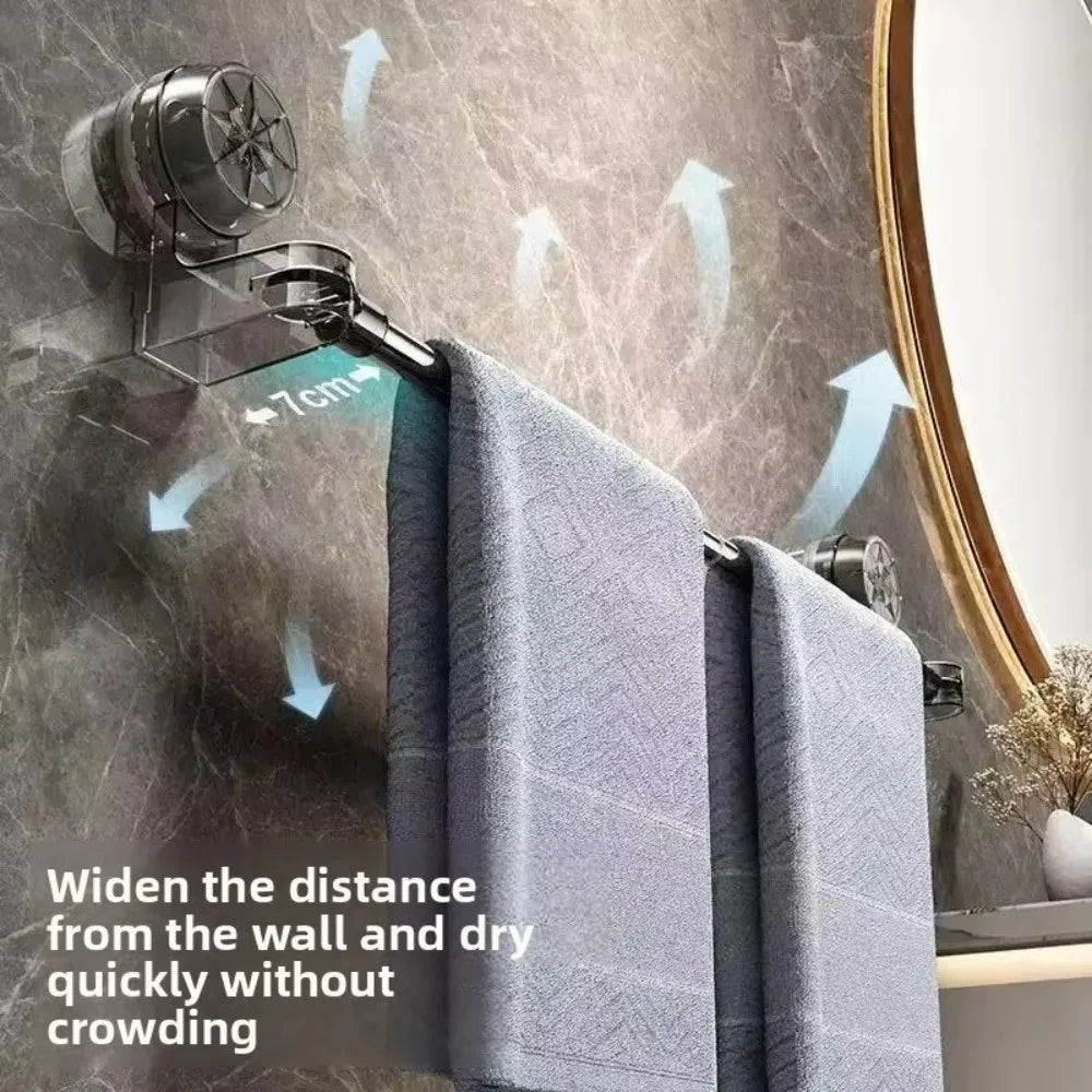 Expandable Suction Cup Wall Storage Rack