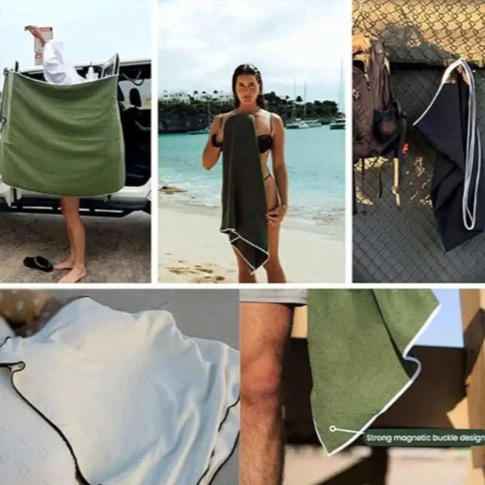 Multifunctional Outdoor Magnetic Bath Towel