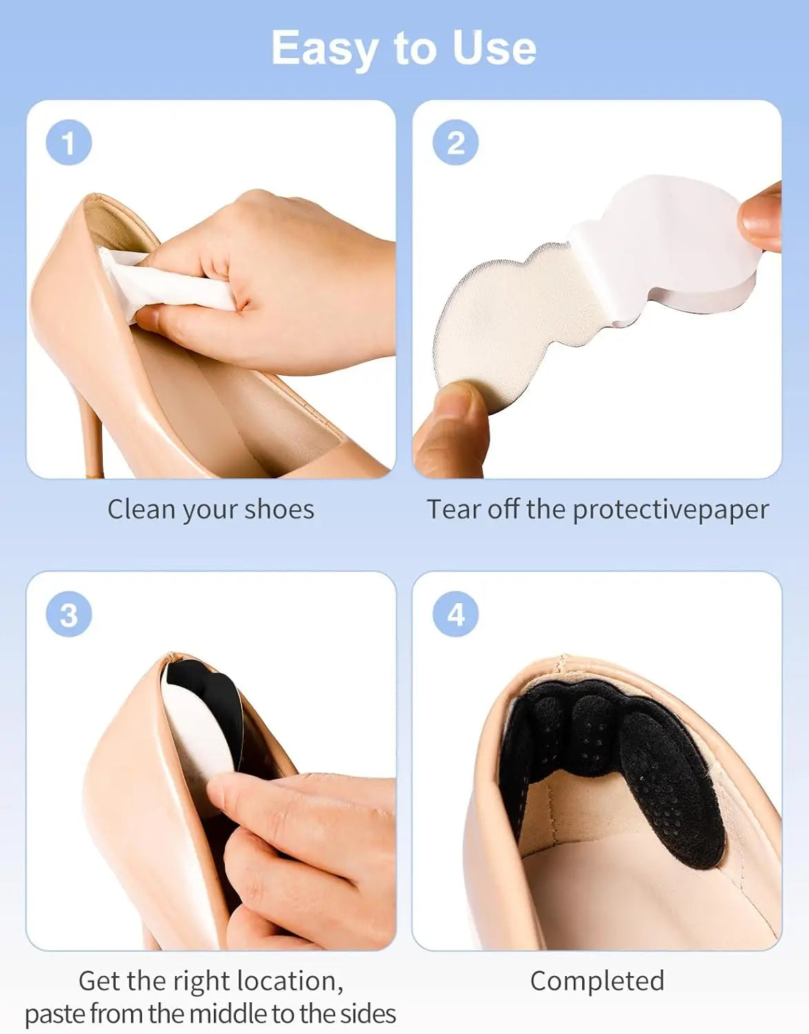 Heel Grip Cushion Pads