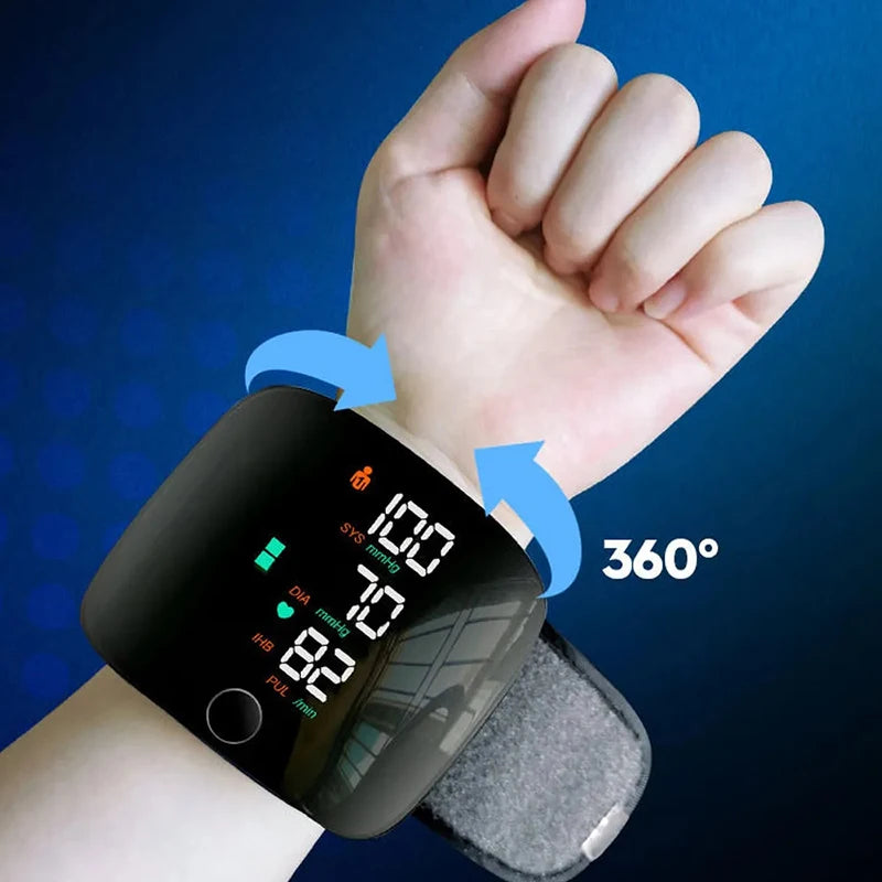 Rechargeable Digital Wrist Blood Pressure Monitor