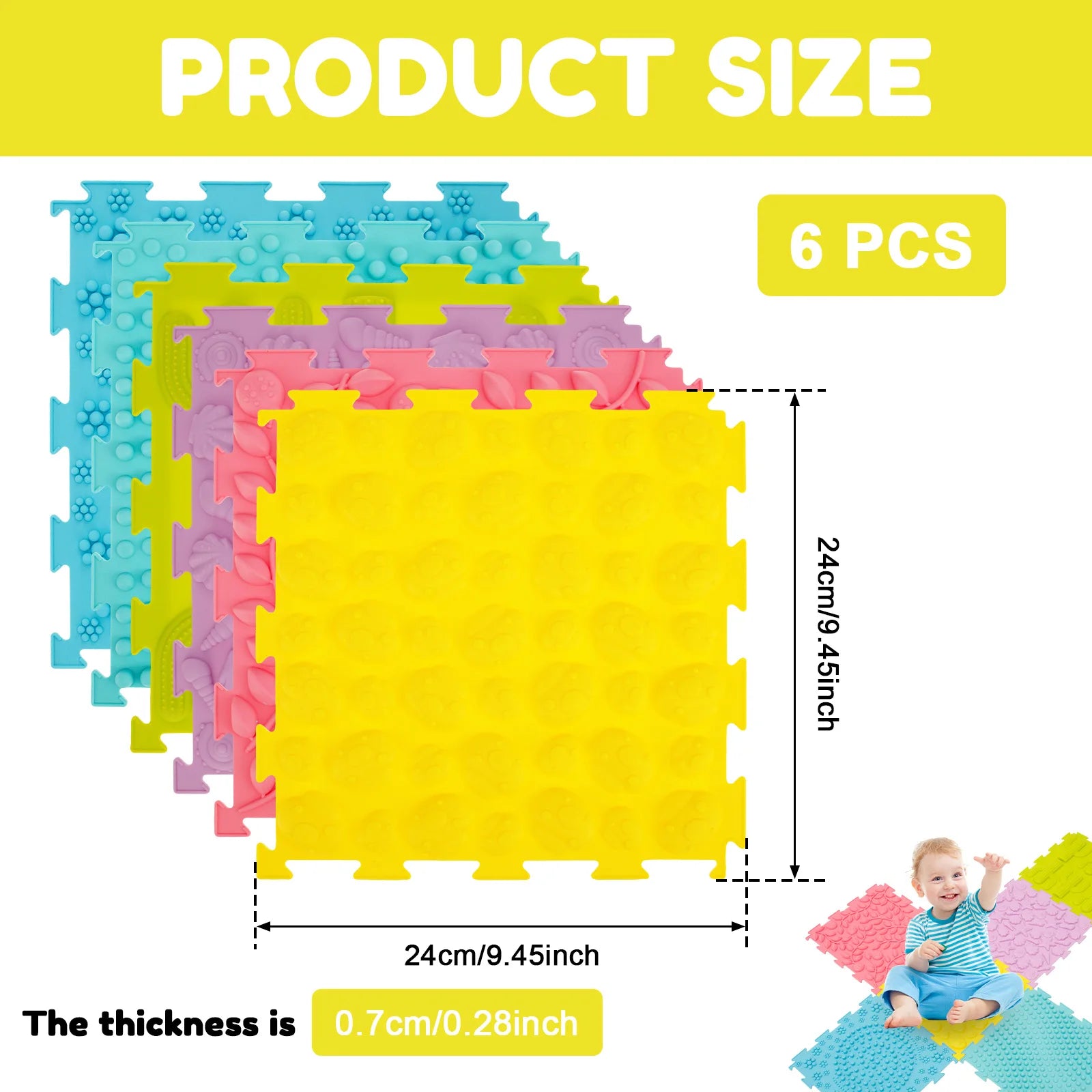 Kids Acupressure Sensory Mat