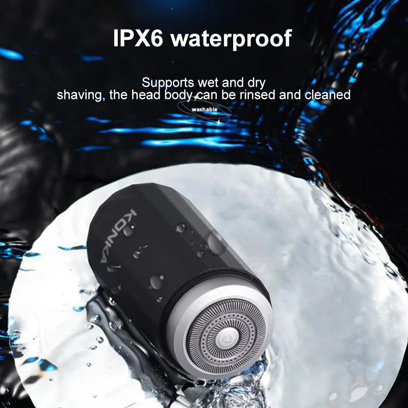 Rechargeable Mini Waterproof Electric Razor