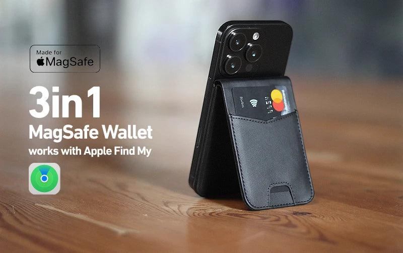 3 in 1 Magsafe Wallet With Tracker