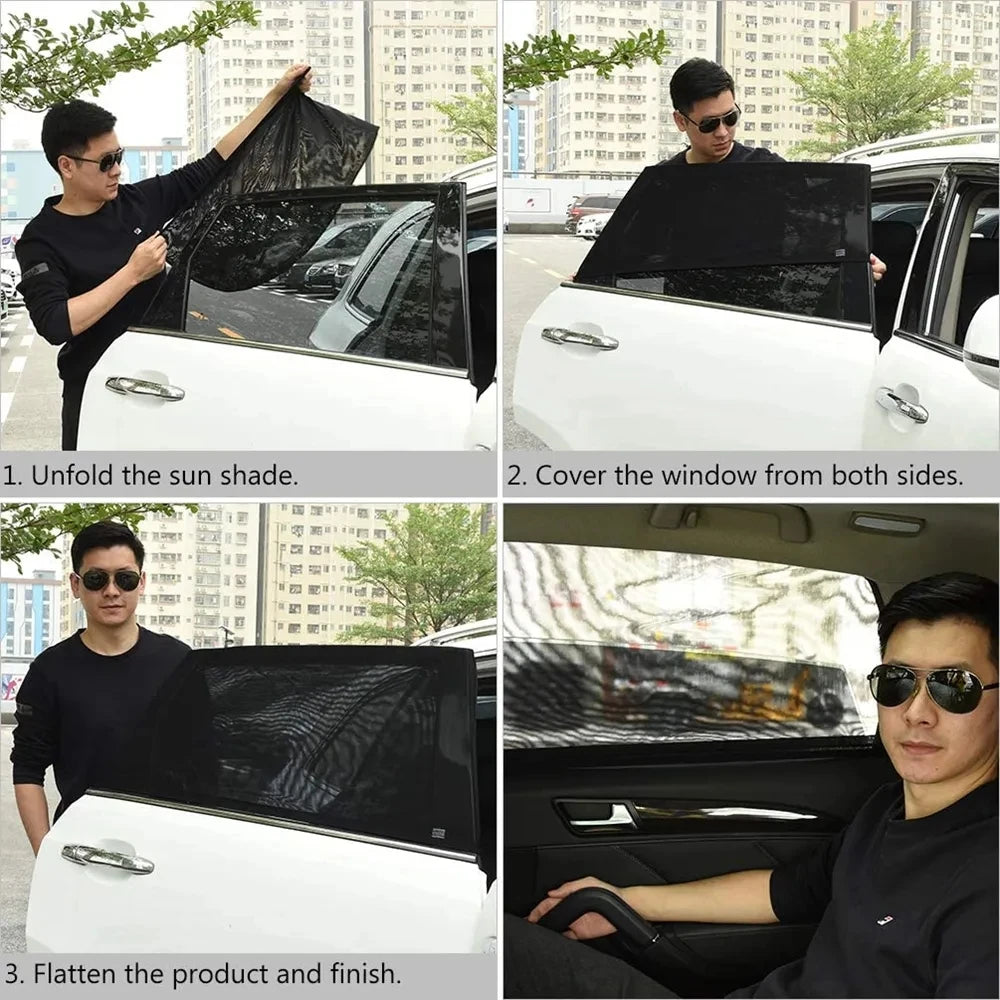 Car Window UV Sunshade Curtains