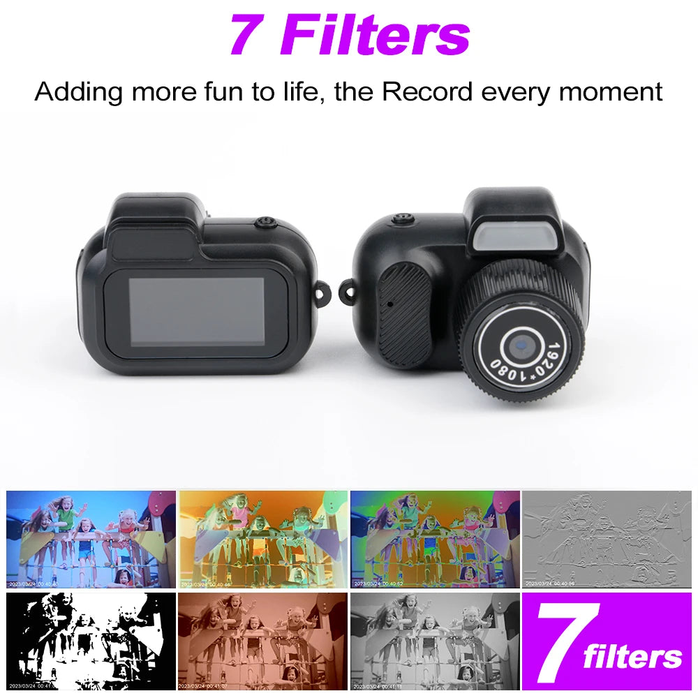 Vintage Camcorder Keychain Camera