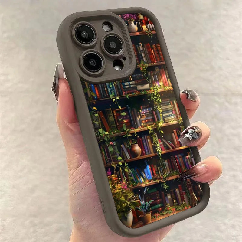 Shockproof Bookshelf iPhone Case