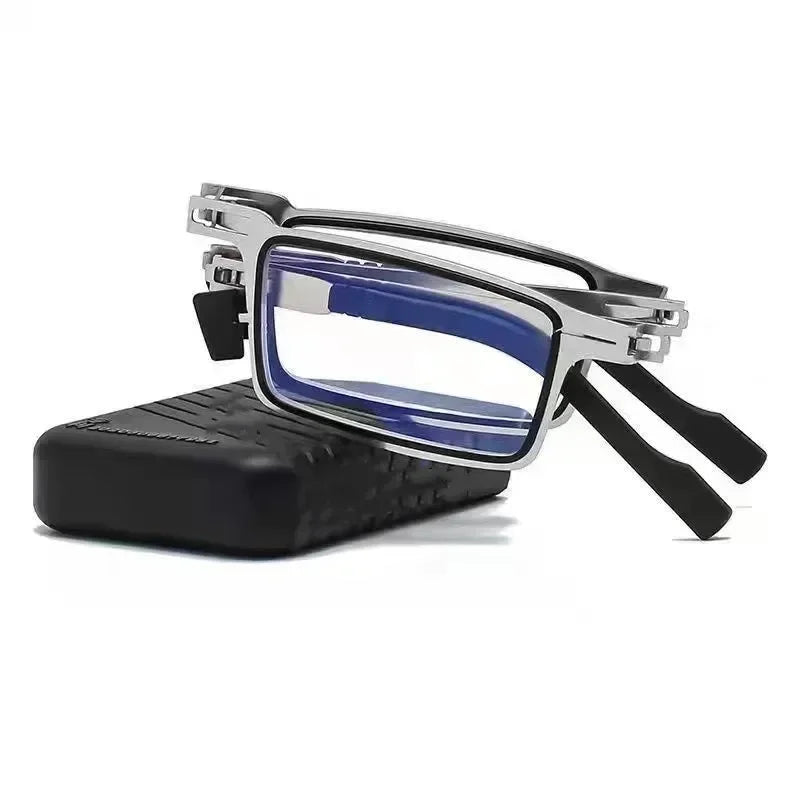 Unisex Foldable Reading Glasses with Case