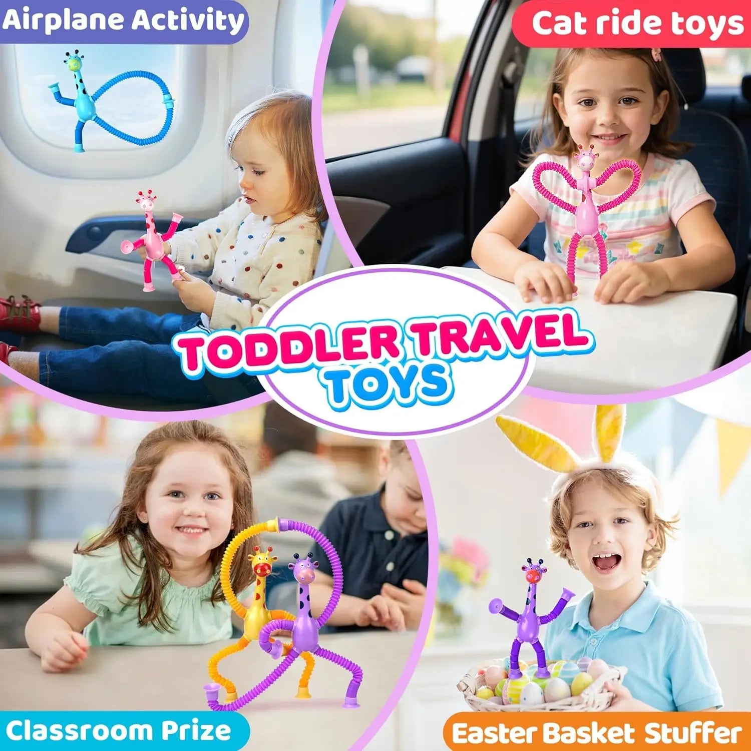 4Pcs Giraffe Sensory Toy