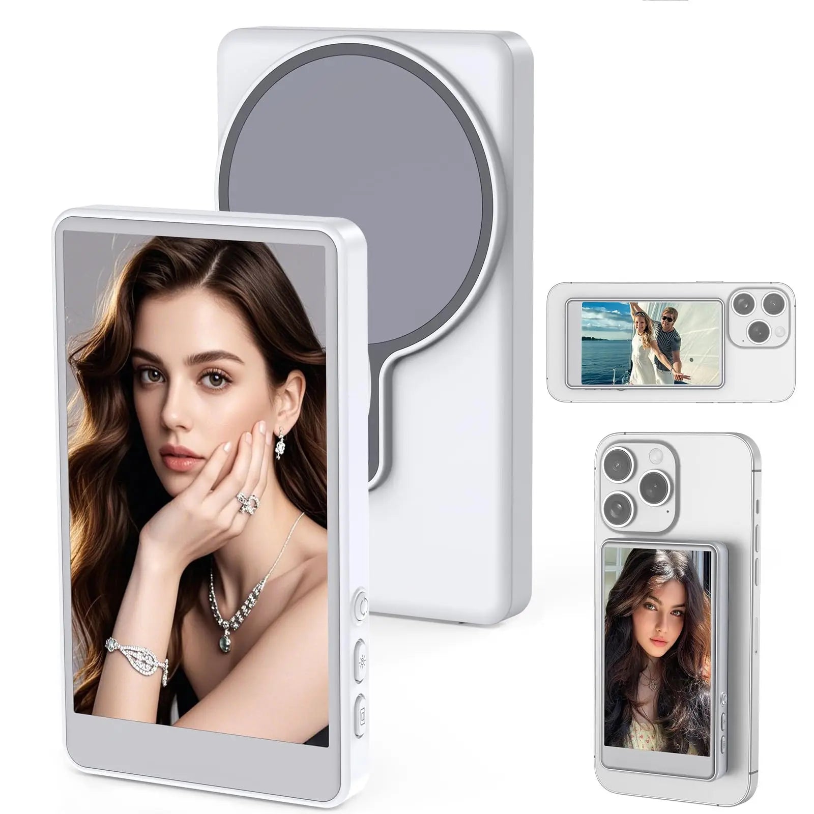 Magnetic Selfie Mirror For Rear Phone Camera