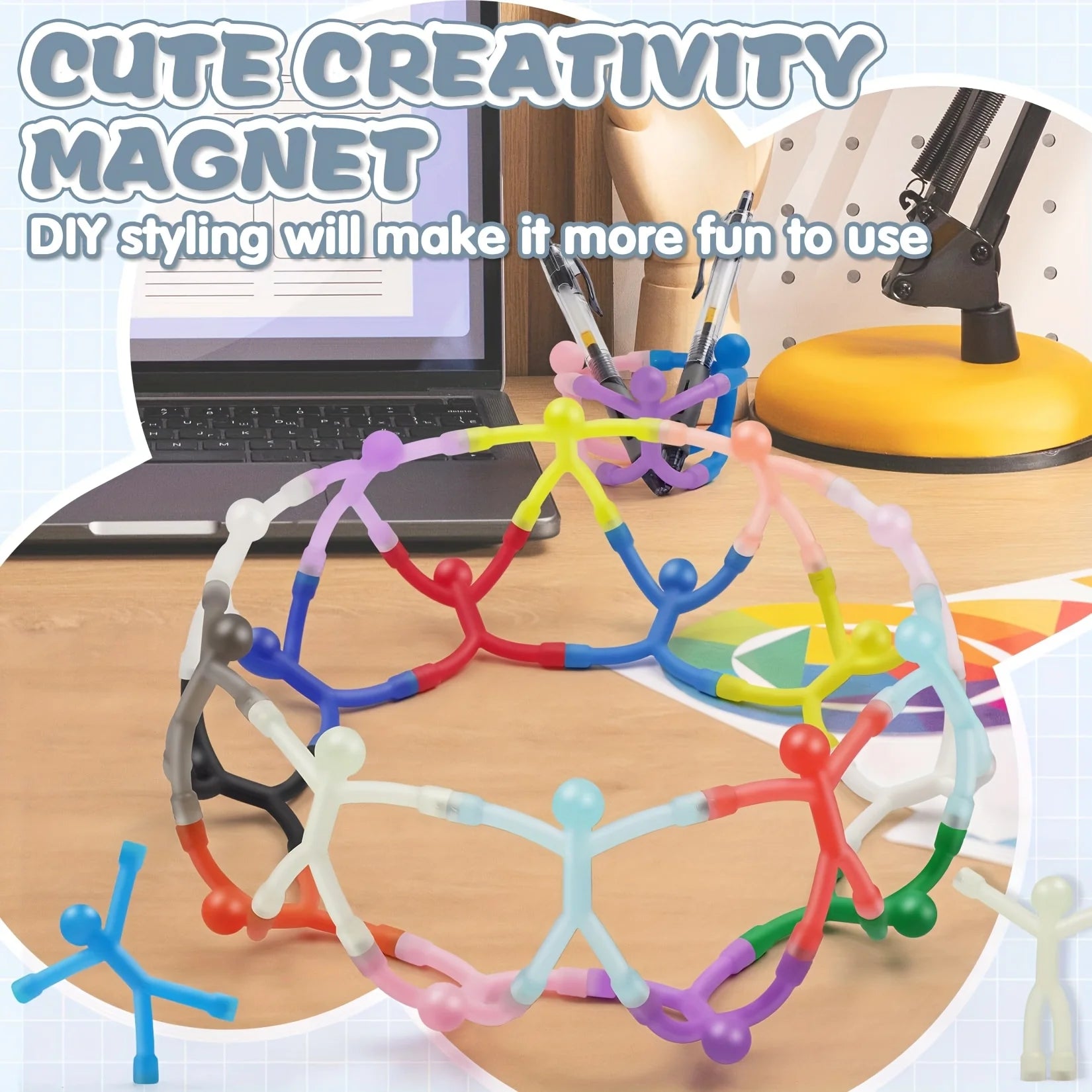 Magnetic Stick figure toy